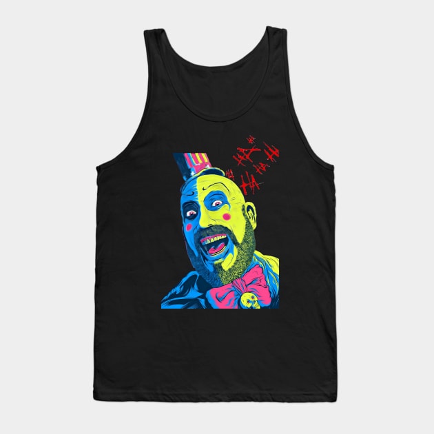 Captain Spaulding Horror Icon Tank Top by Fadedstar